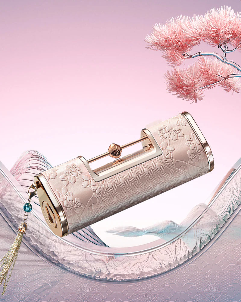 百花同心錠彫刻リップ(花柄限定)