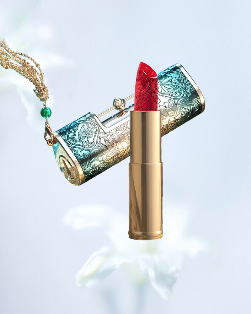 百花同心錠 彫刻リップ