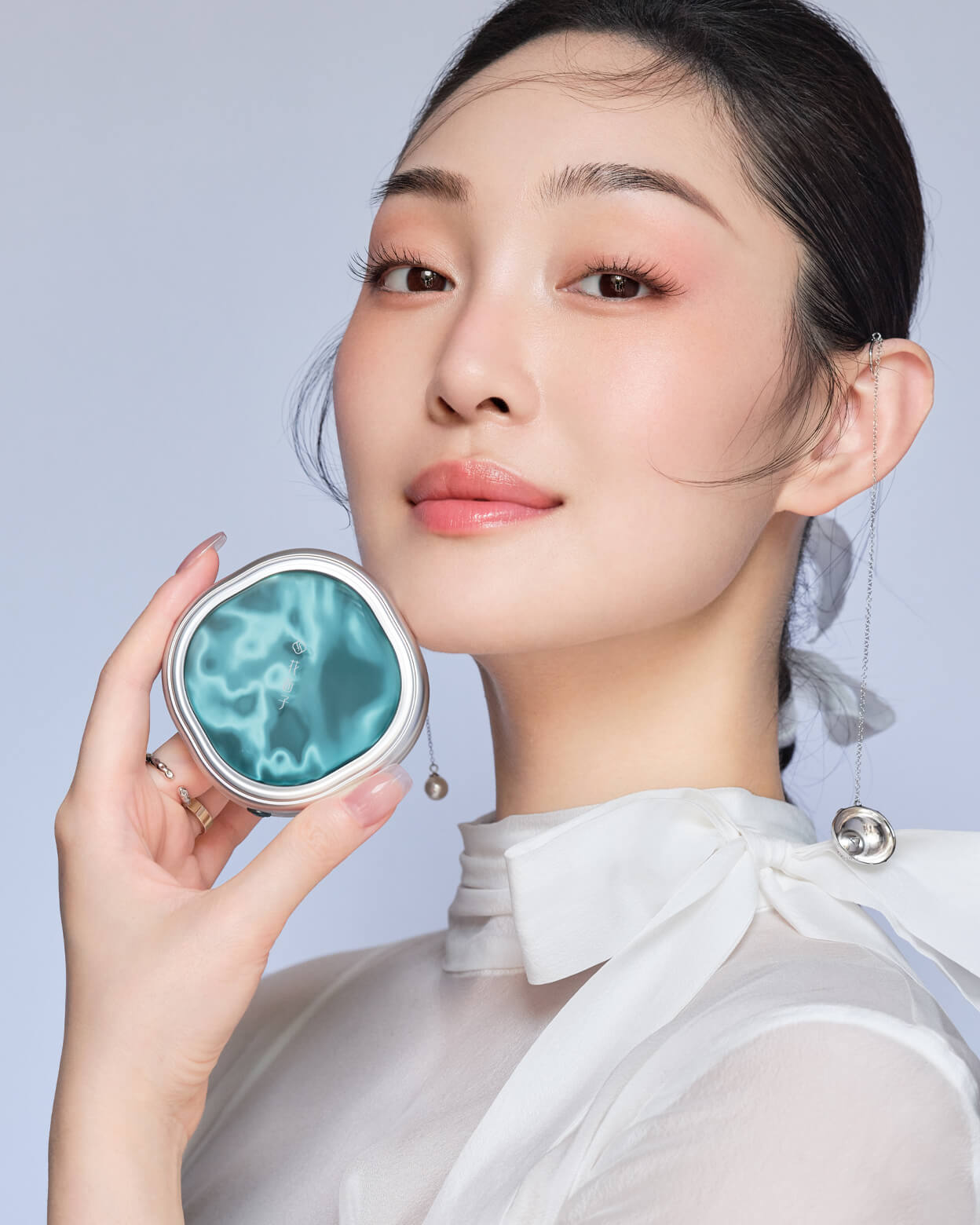 玉養桃花プレストパウダー(西湖限定),中国メイク、花西子、フェイスパウダー、プレストパウダー、フェイス、フェイスパウ、パウダー、中国ブランド,florasis