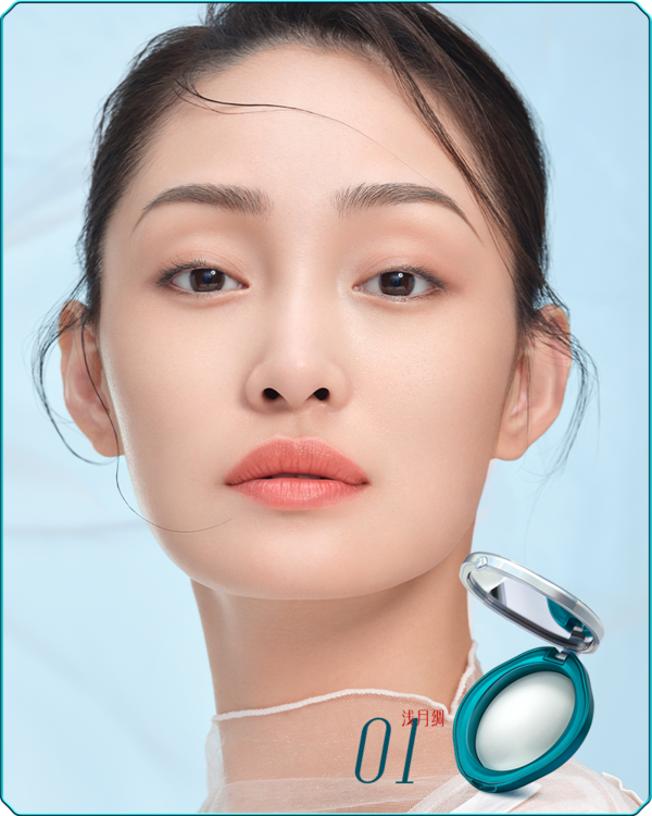 玉女桃花 プレストパウダー 03 Satin-sku