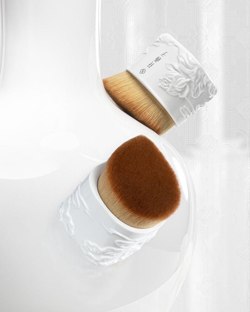Florasis-白磁 ファンデーションブラシ