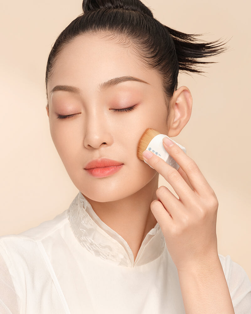 白磁 ファンデーションブラシ,中国 メイク,チャイボーグ