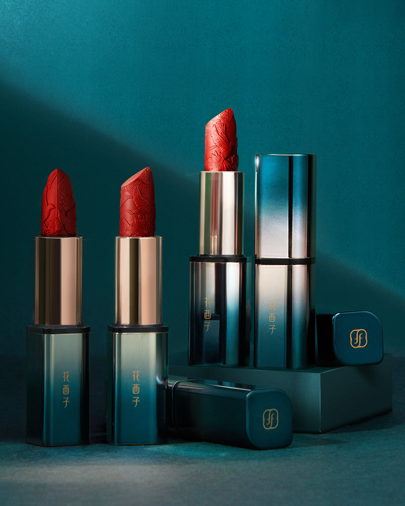 百花 彫刻リップ