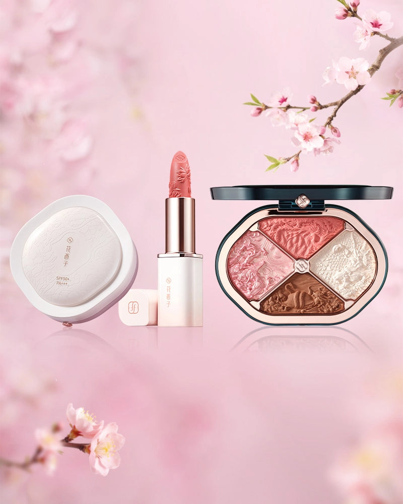 ☺︎ ♡花西子 POWDER BLUSH01 + アイシャドウセット アイ | 花西子Florasis