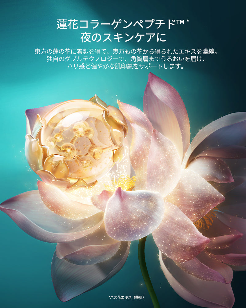 気色双生 蓮精華ナイトクリーム